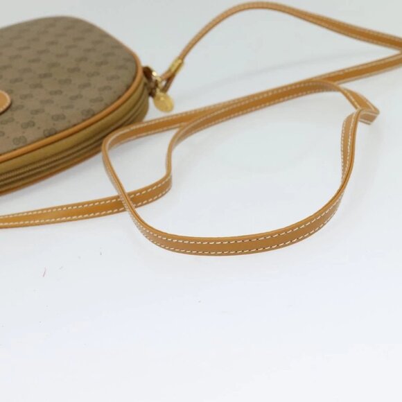 GUCCI Micro GG Supreme Shoulder Bag PVC Brown Gold - Picture 7 of 16